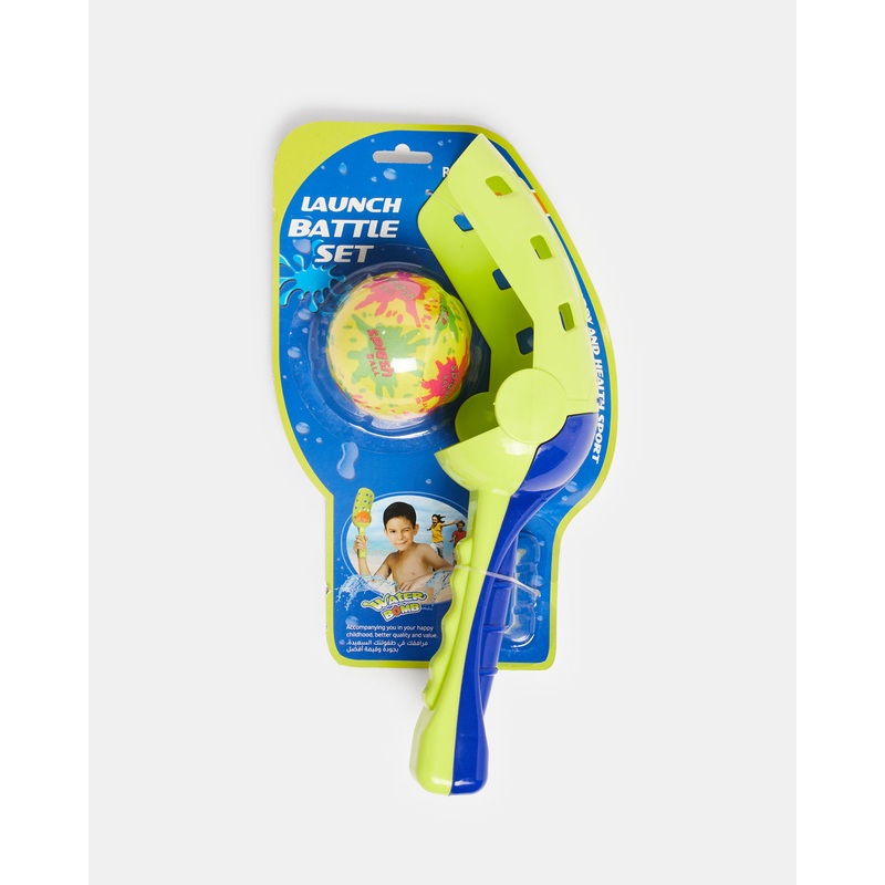 Yellow And Blue Hand Throwing Water Cloth Ball (2 Piece)