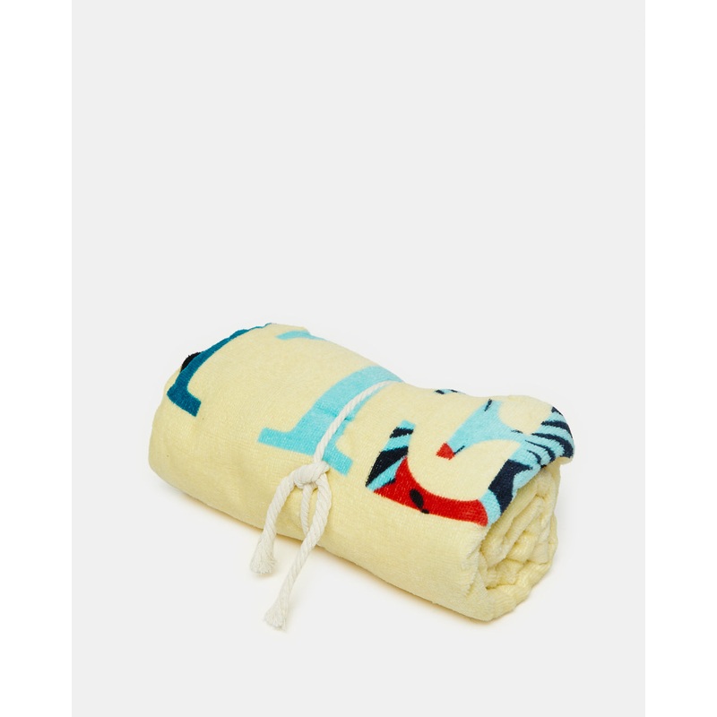 Yellow Hello Kitty Beach Towel