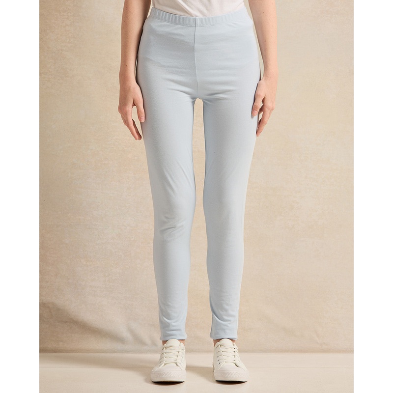 Senior Girls Blue Basic Leggings
