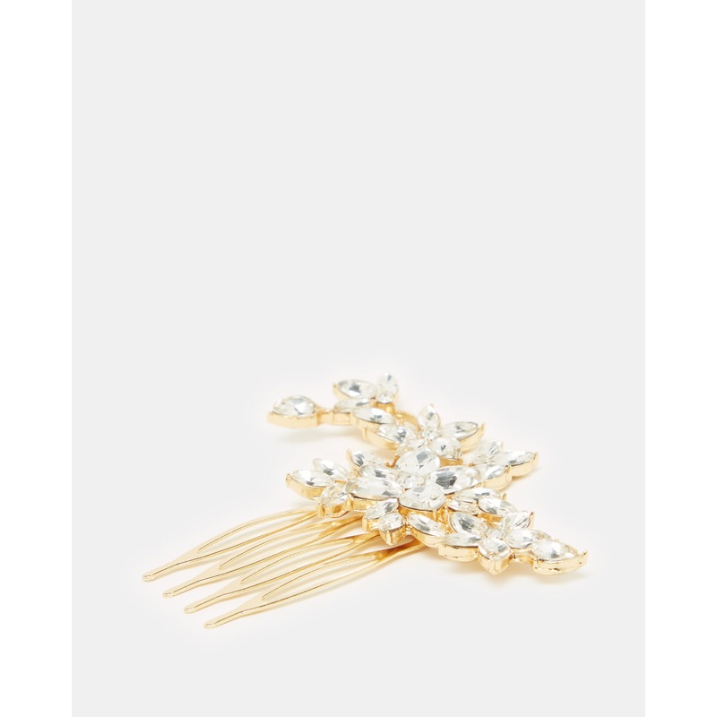 Women Gold Embellished Hair Clip
