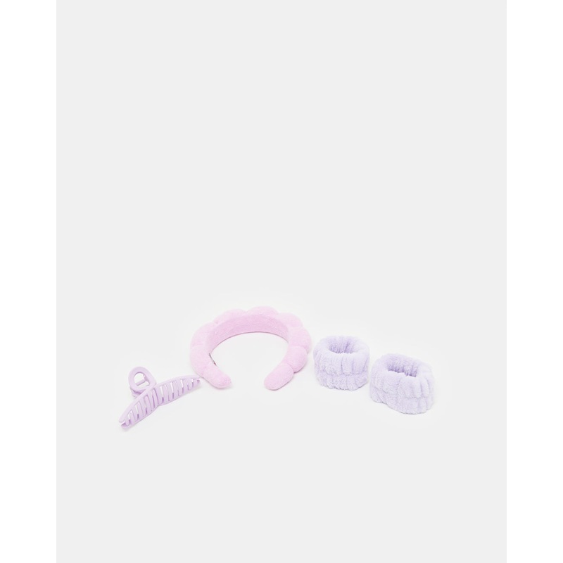 Women Purple Headband Set (4 Piece)