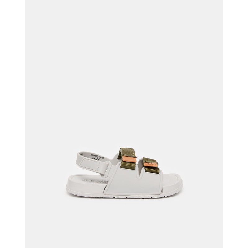 Boys Grey Molded Slide With Backstrap