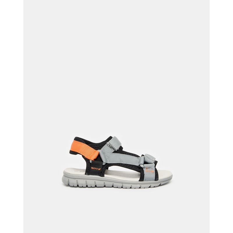 Boys Grey Sporty Sandal|EU25|EU26|EU27|EU28|EU29|EU30