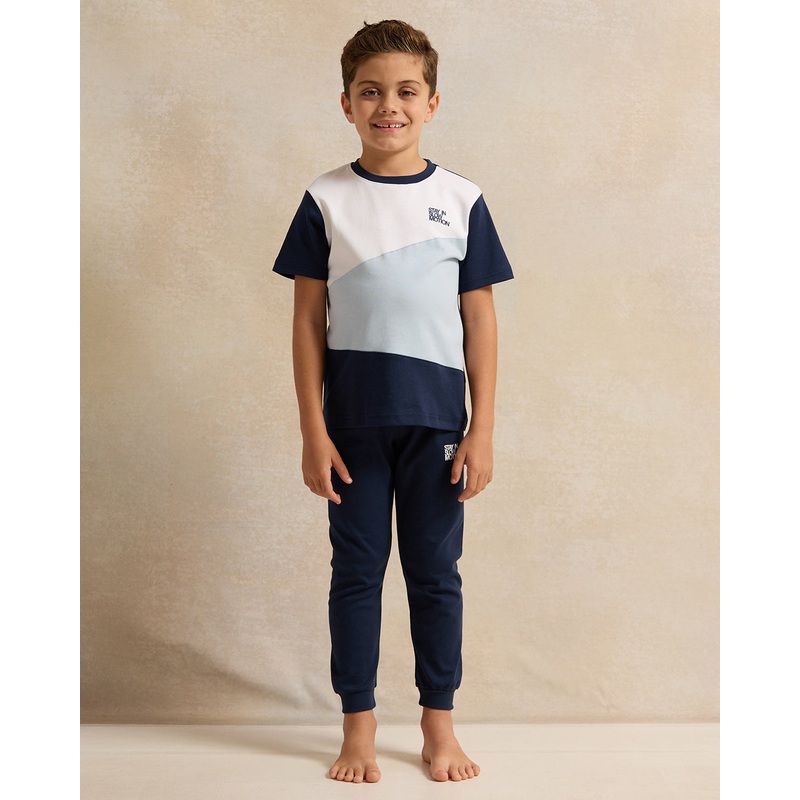 Boys Navy Pyjama Set (2 Piece)