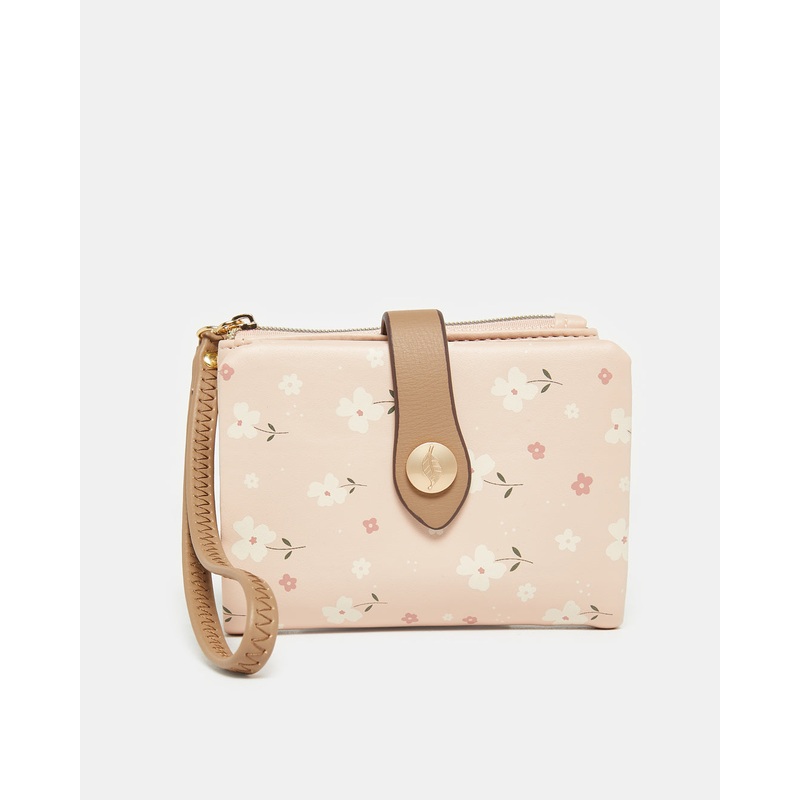 Girls Beige Printed Purse|Default Title