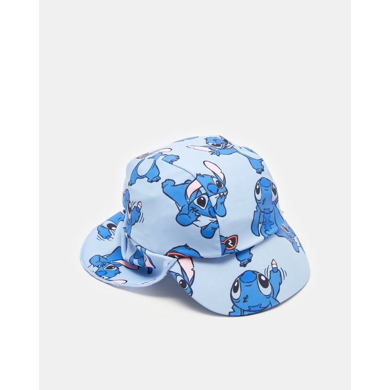 Infant Boys Blue Stitch Print Swimwear Cap