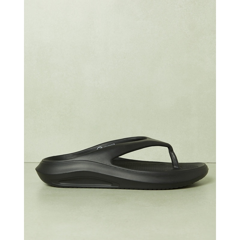 Men Black Toe Post Slide|EU40|EU41|EU42|EU43|EU44|EU45