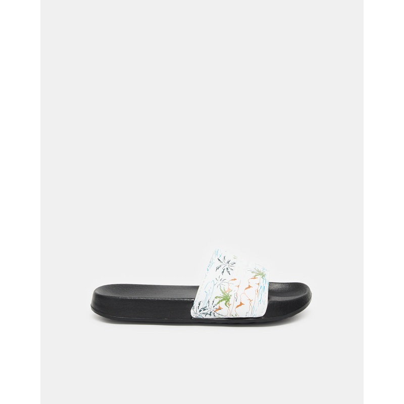 Senior Boys White Printed Slide