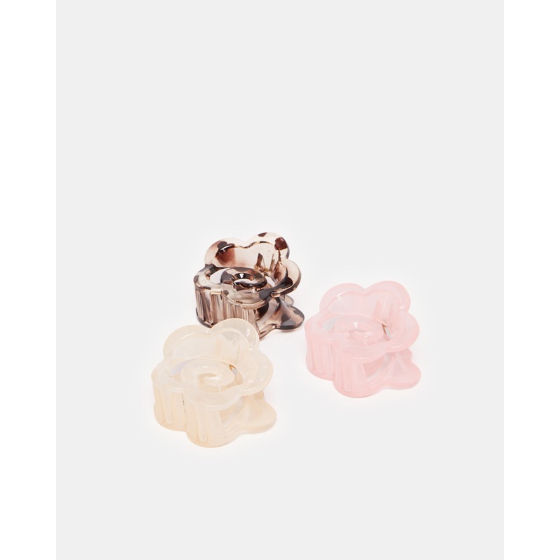 Women Assorted Embellished Hair Clips (Pack of 3)