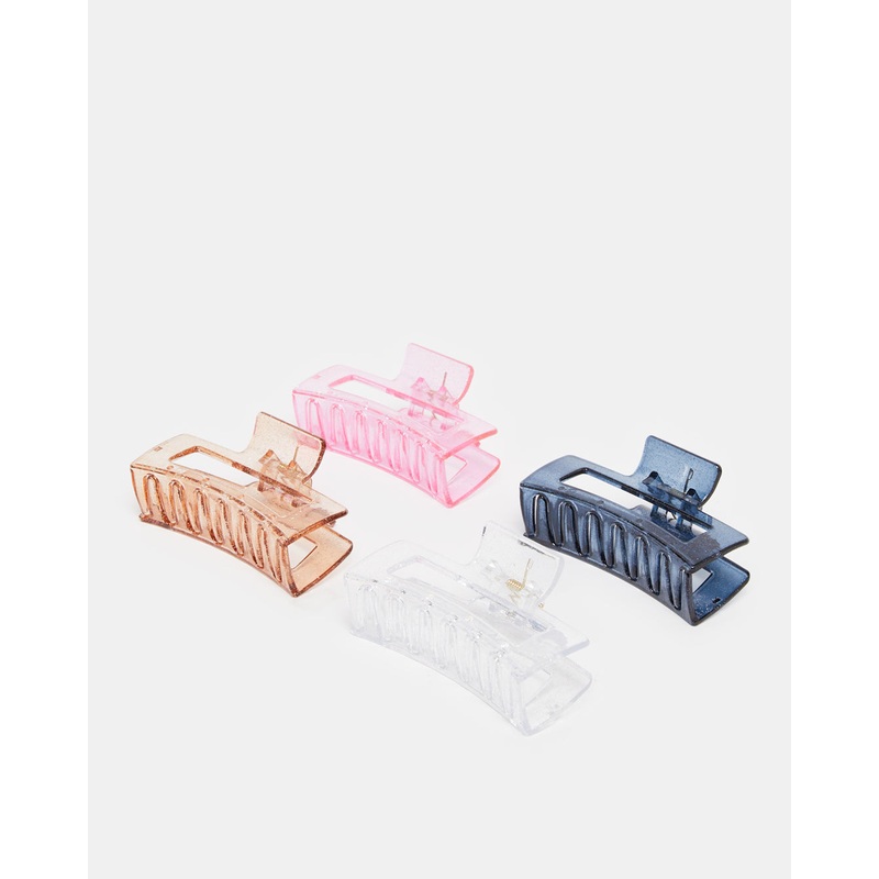 Women Assorted Hair Claw (4 Piece)
