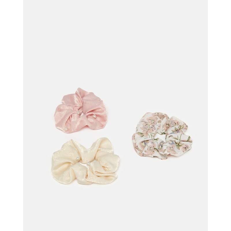 Women Assorted Printed Elastic Hair Band Set (3 Piece)