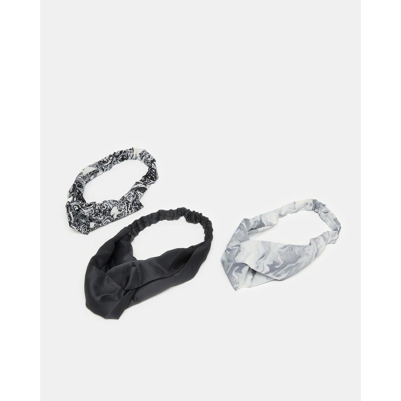 Women Black Embellished Headband (Pack of 3)