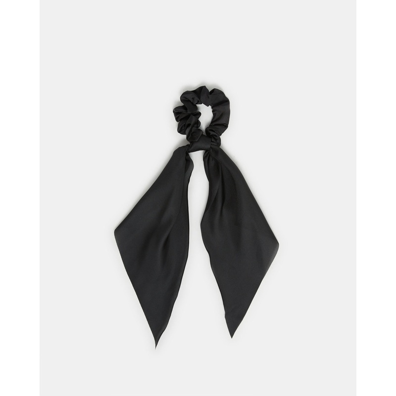 Women Black Plain Elastic Hair Band
