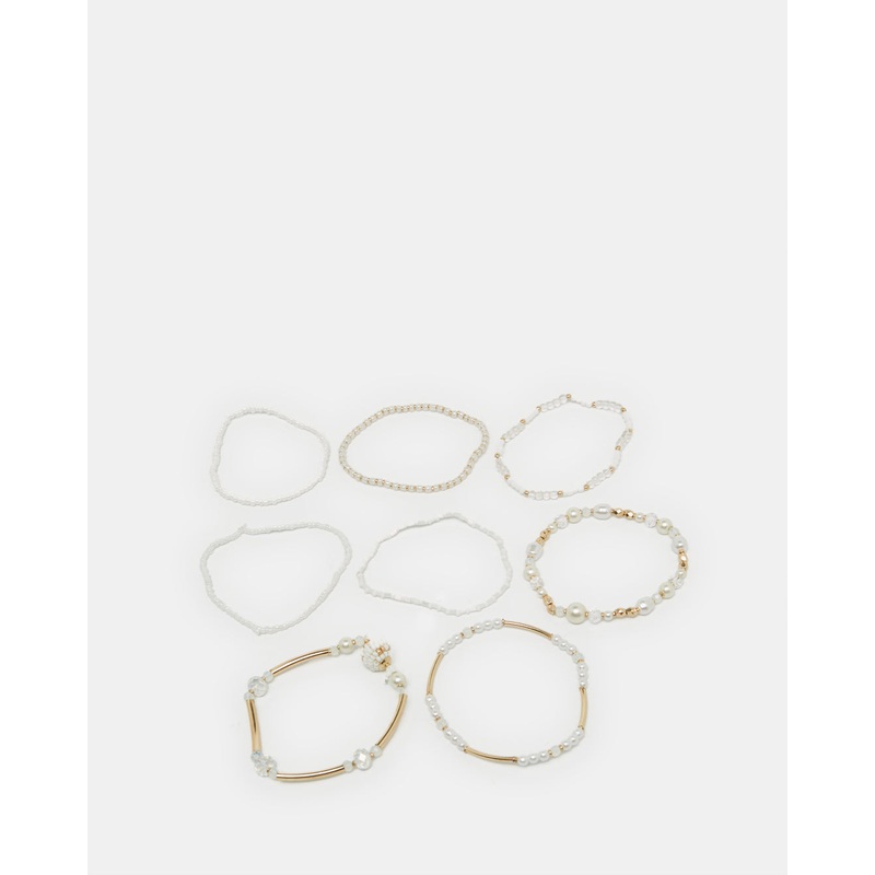Women Gold Embellished  bracelets (8Piece)