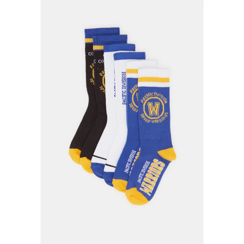 Boys Assorted Warrior Basketball Socks (Pack of 3)