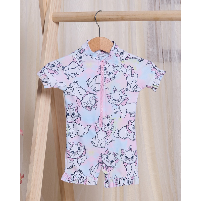 Infant Girls Multicolour Printed Swimsuit