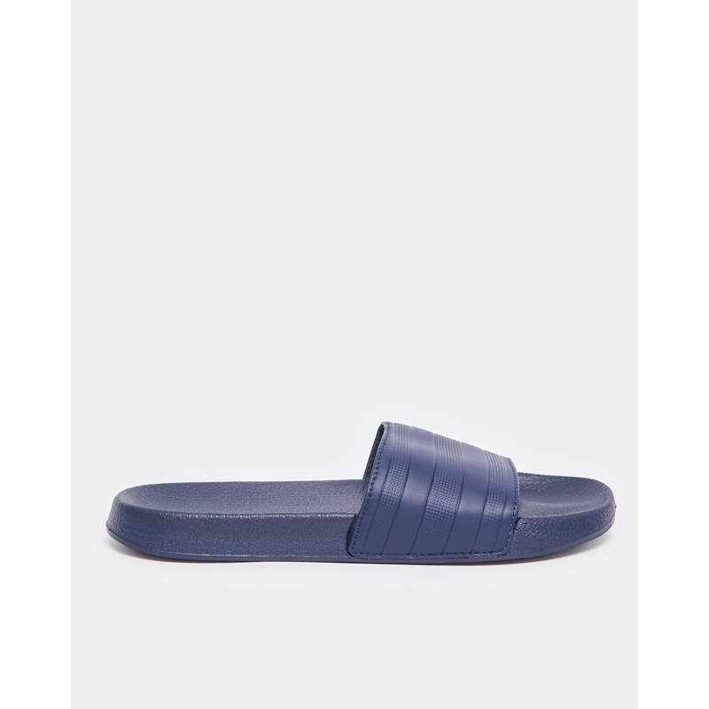 Men Navy Striped Slide|EU40|EU41|EU42|EU43|EU44|EU45