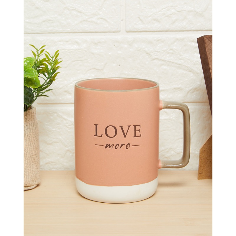 Pink Love More Print Mug