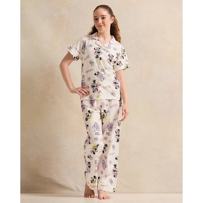 Senior Girls Minnie & Daisy Pyjama Set (2 Piece)