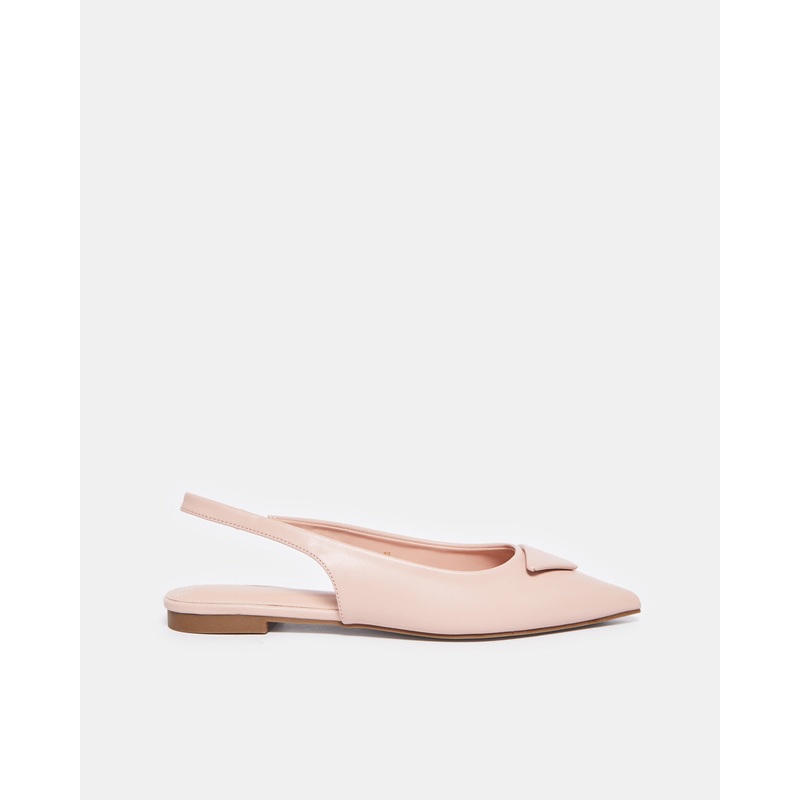 Women Pink Embellished  Sling Back Shoes