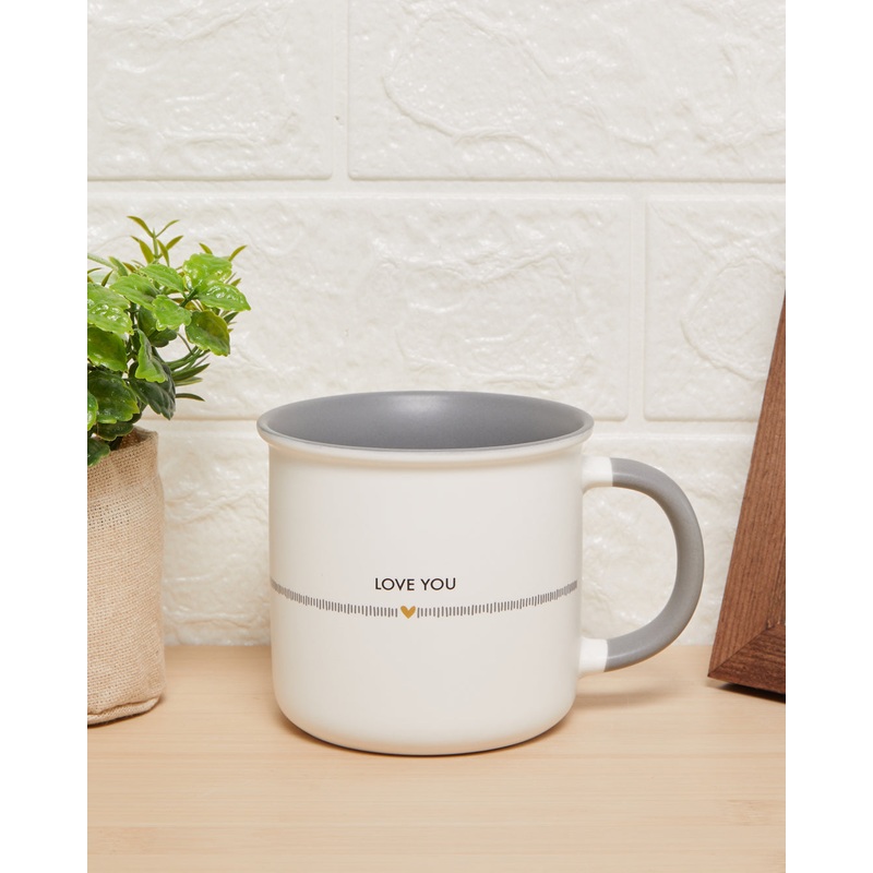 Grey Love You Mug