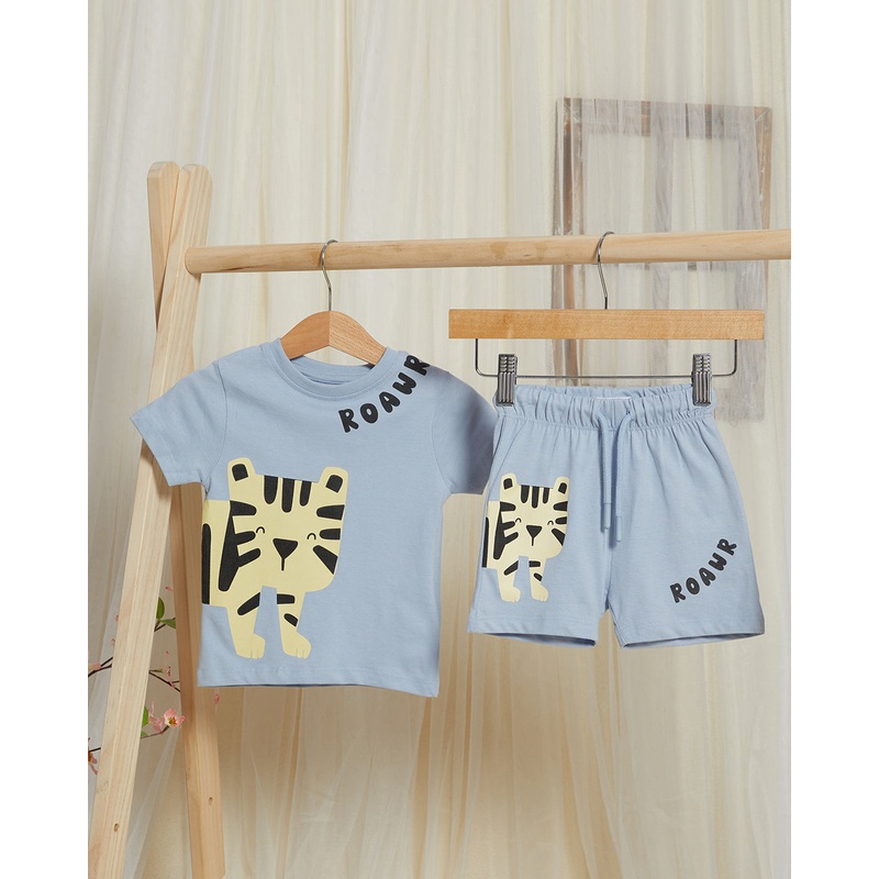 Infant Boys Assorted Printed Pyjama Set (4 Piece)