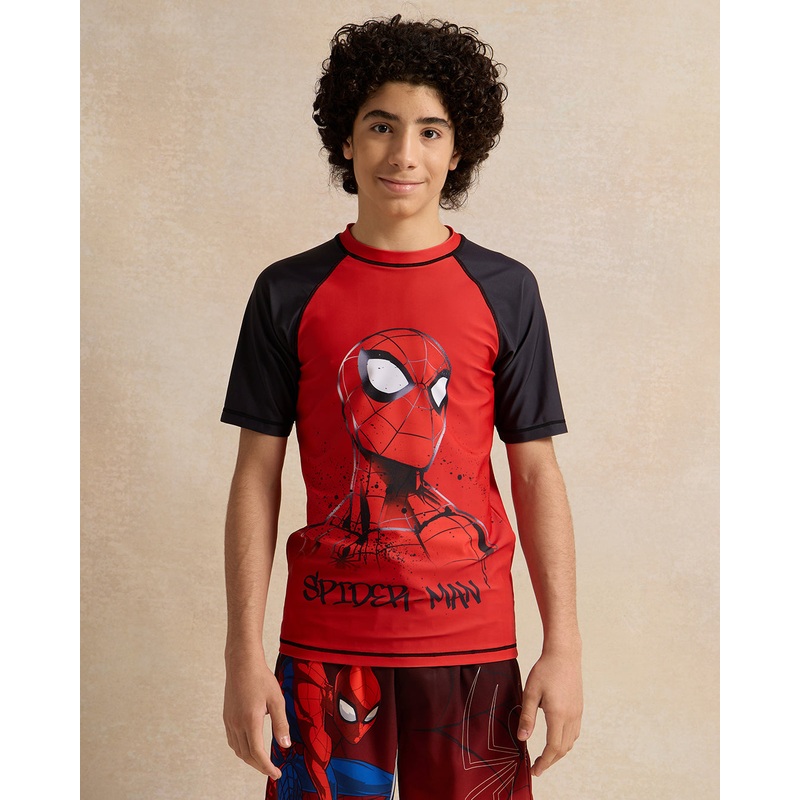 Senior Boys Red Swimwear T-Shirt