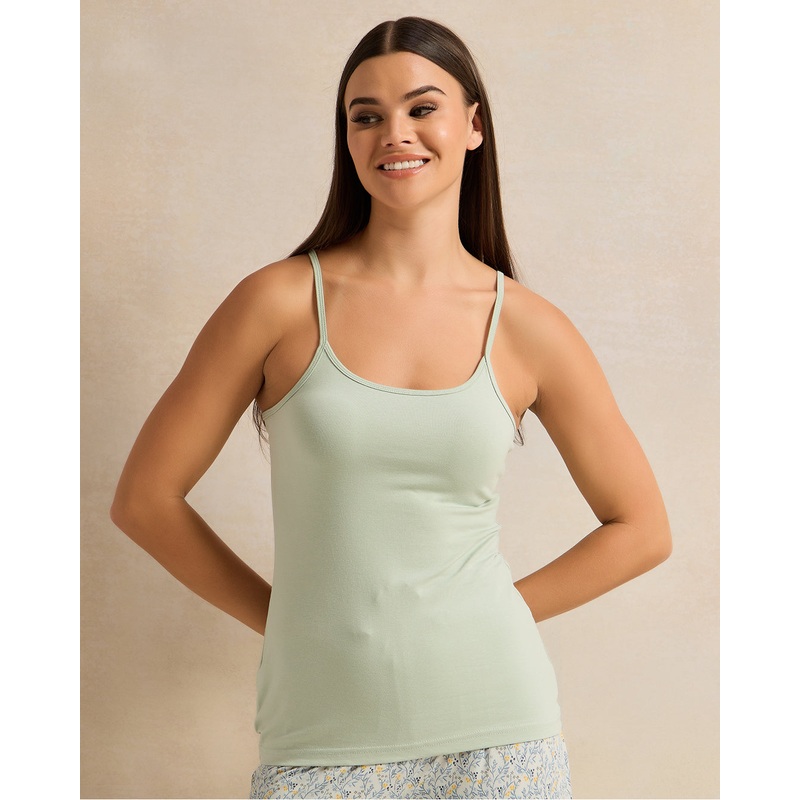 Women Mint Plain Vest|UK8|UK10|UK12|UK14|UK16|UK18