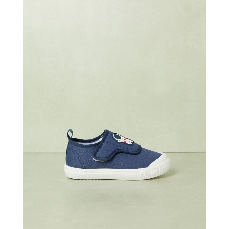Boys Navy Astronaut Printed  Sneaker