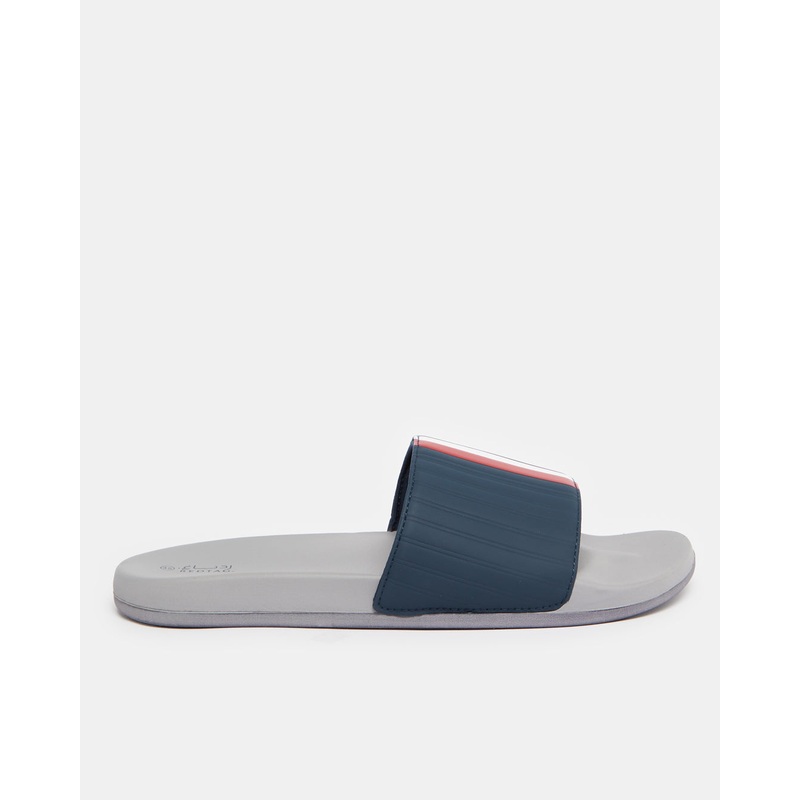 Men Navy Printed Slides|EU40|EU41|EU42|EU43|EU44|EU45