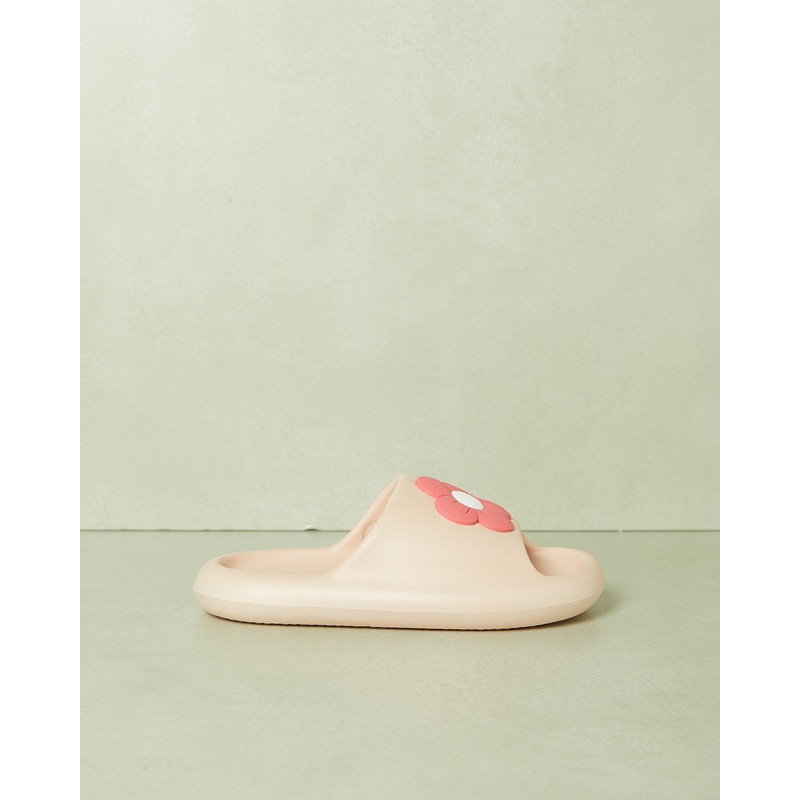 Senior Girls Pink Flower Slide