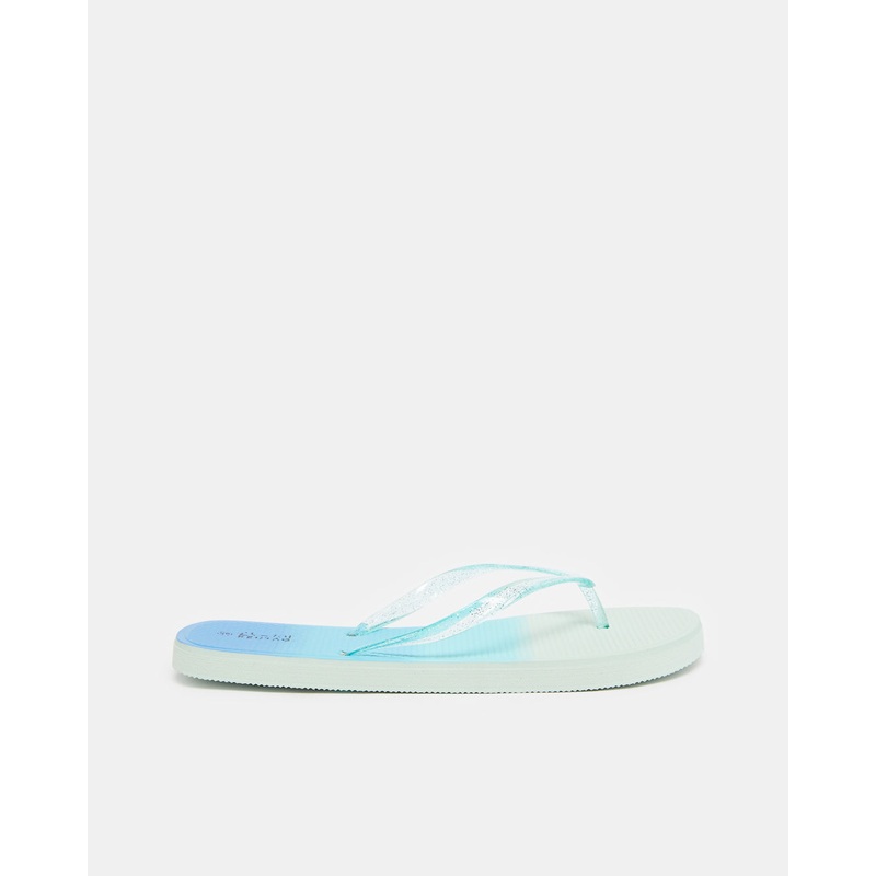 Women Blue Embellished Flip Flop