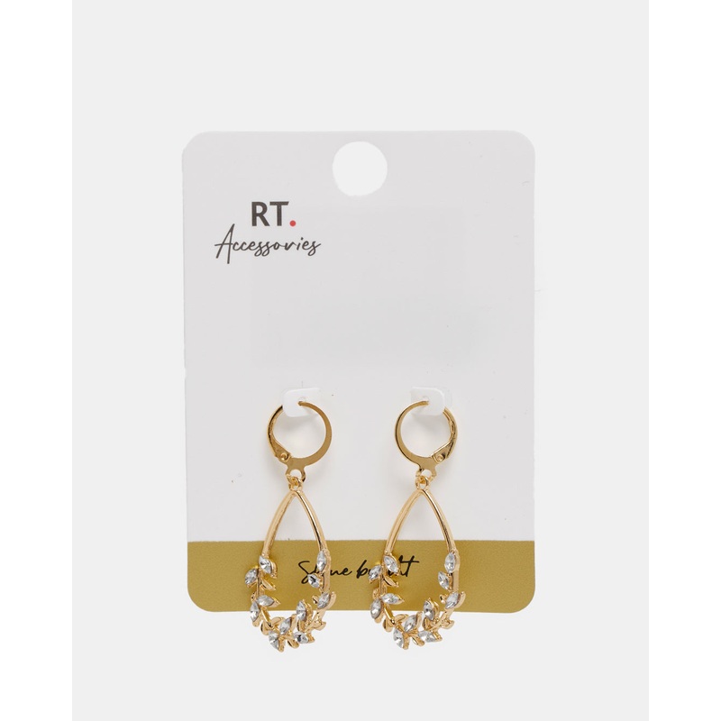 Women Gold  Embellished Earring