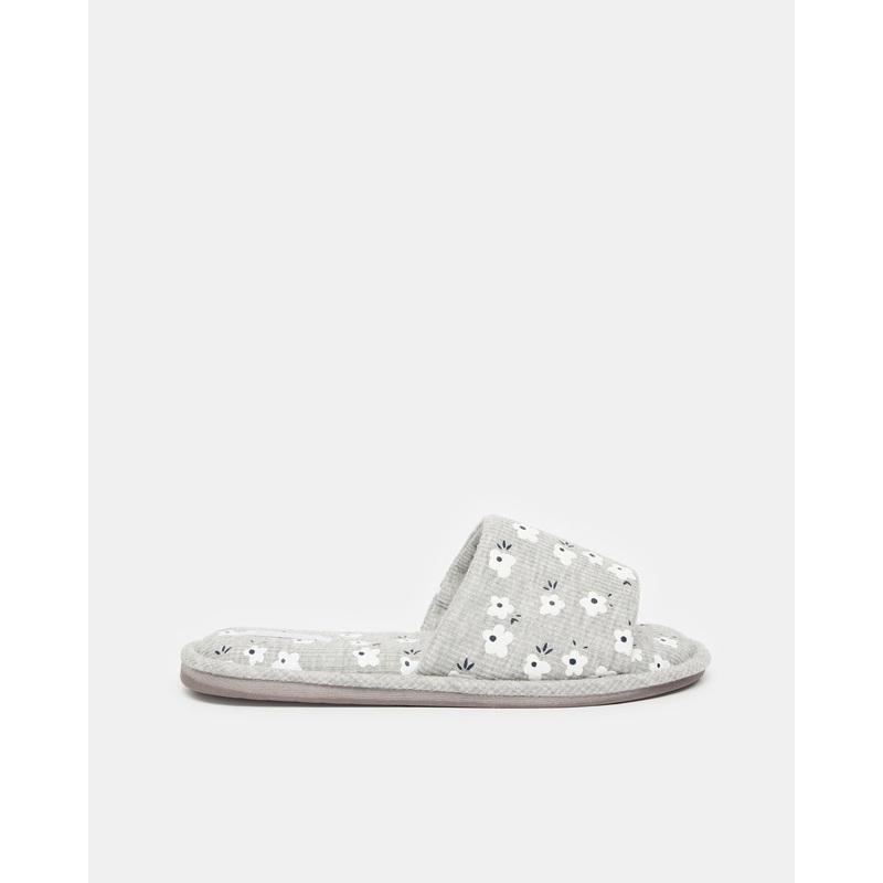 Women Grey Printed Slipper|Small|Medium|Large