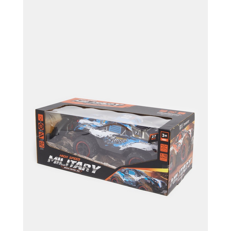 Blue High Speed Military SUV Car 1:10 with Remote Control