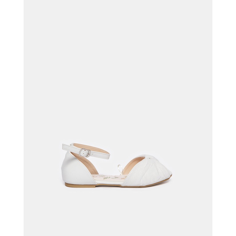 Girls White Open-Toe Shoe|EU25|EU26|EU27|EU28|EU29|EU30