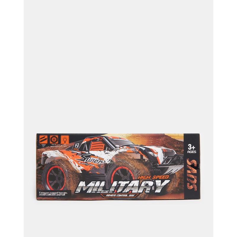 Orange High Speed Military SUV Car 1:10 with Remote Control