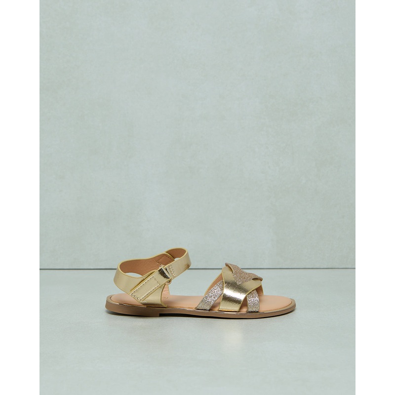 Girls Gold Glitter Sandal|EU25|EU26|EU27|EU28|EU29|EU30