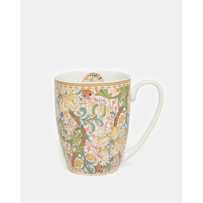 Multicolor Floral Print Mug