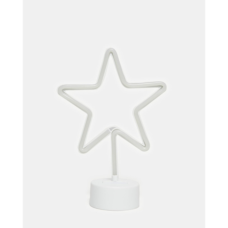 White Star Led Light With Base