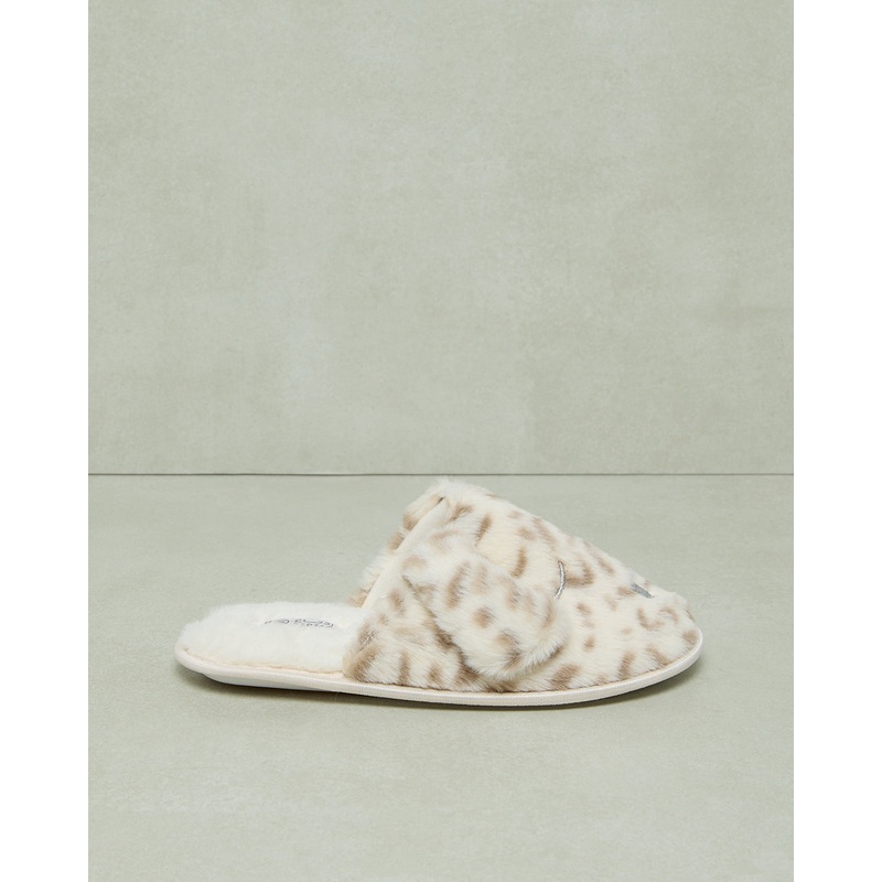 Women Beige Embellished Slipper