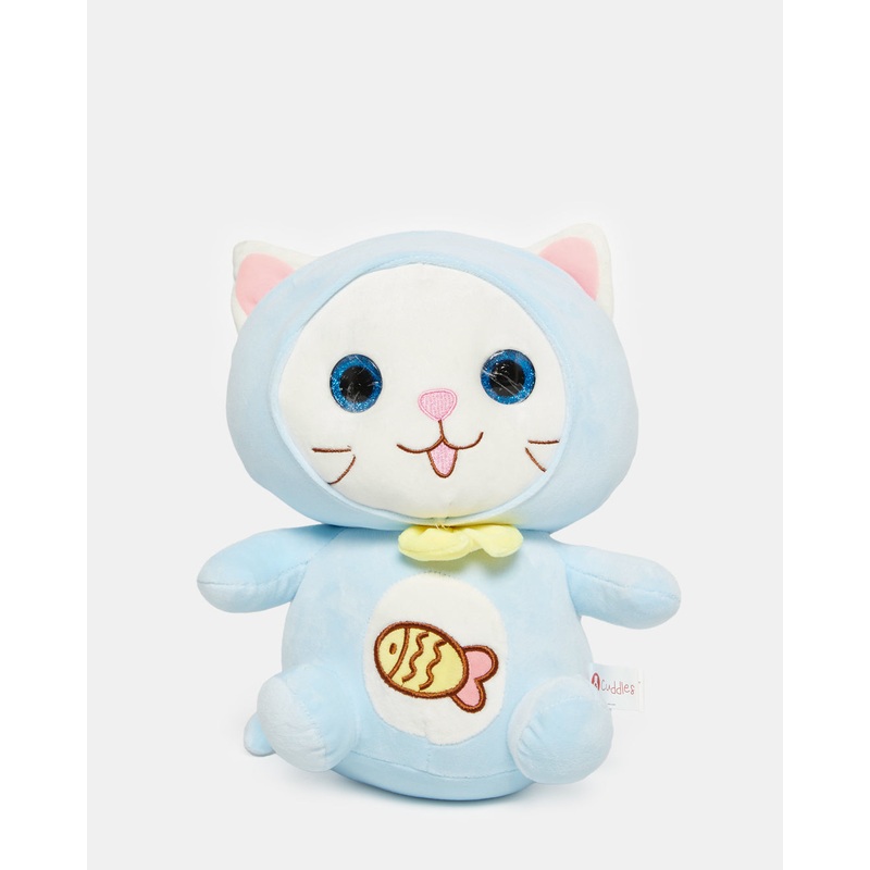 Blue Marshmallow Cat Baby Doll