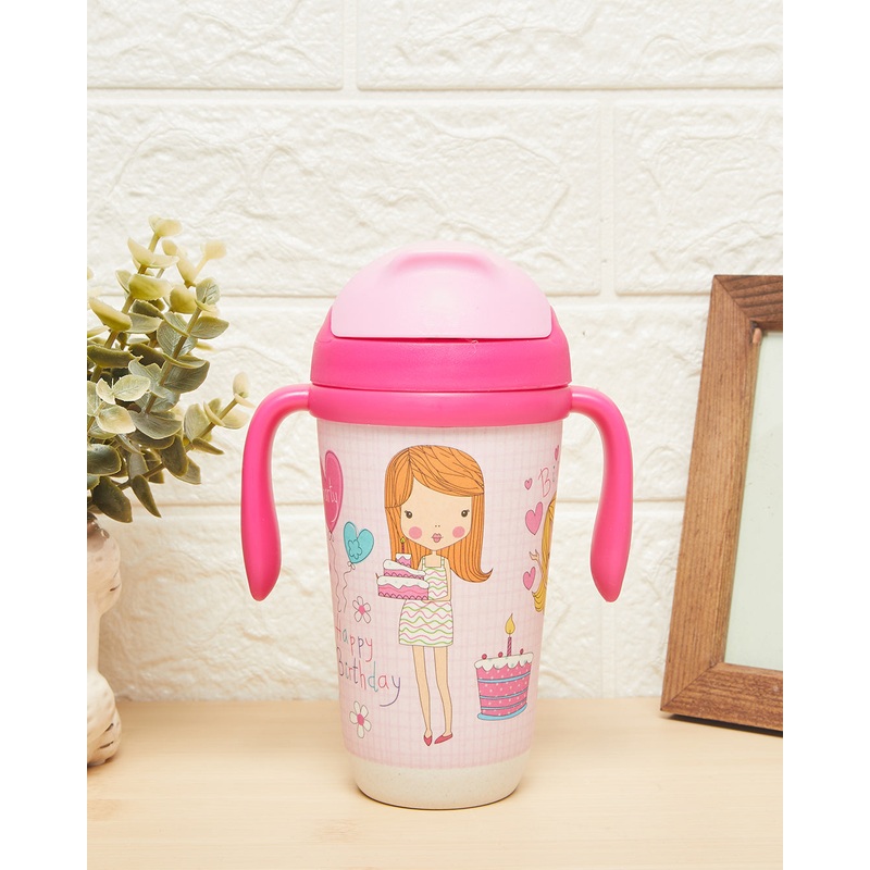 Pink Kids Water Bottle