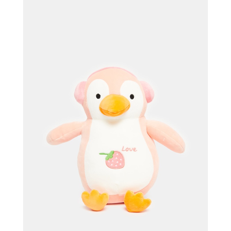 Pink Marshmallow Penguin Baby Doll