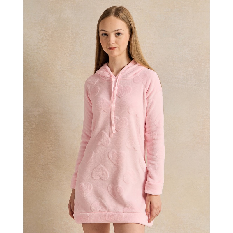Senior Girls Pink Nightdress|8-9 Yrs (S)|9-10 Yrs (M)|11-12 Yrs (L)|13-14 Yrs (XL)