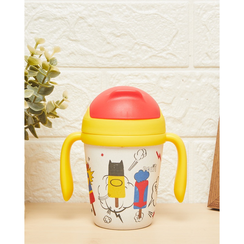 Yellow And Red Kids Water Bottle