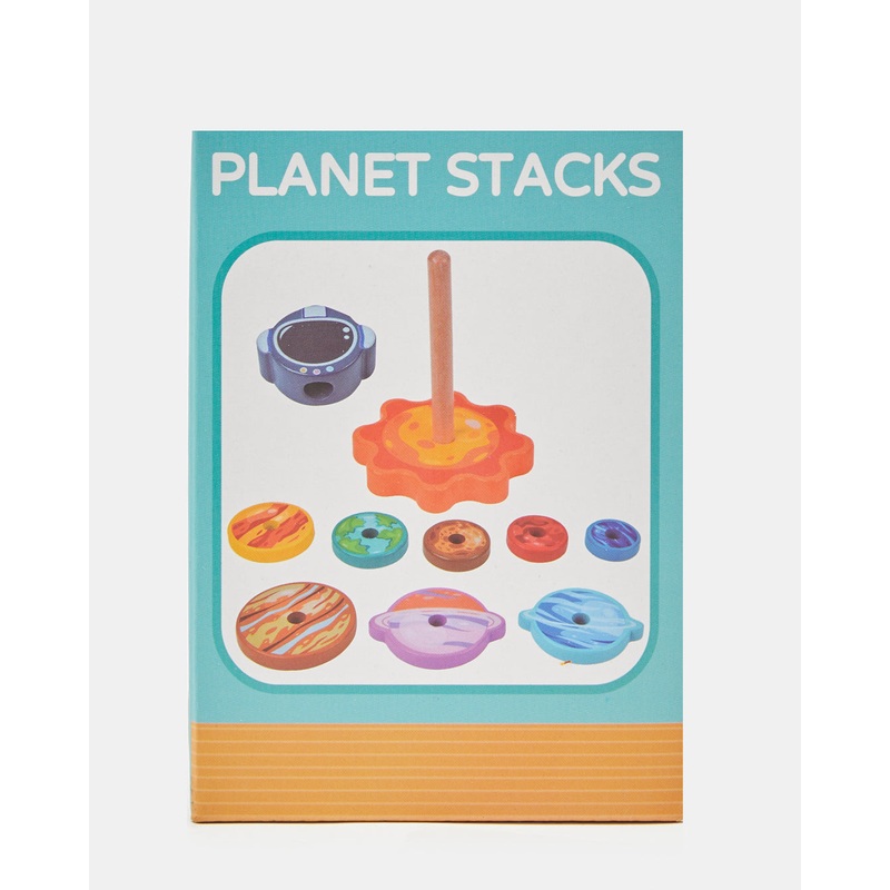 Assorted Wood Planet Tower