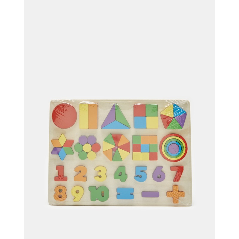 Assorted Wood Shape Puzzle Game