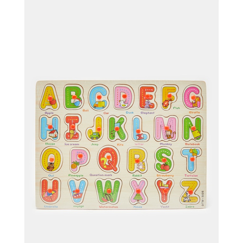 Assorted Wooden Alphabet Puzzle