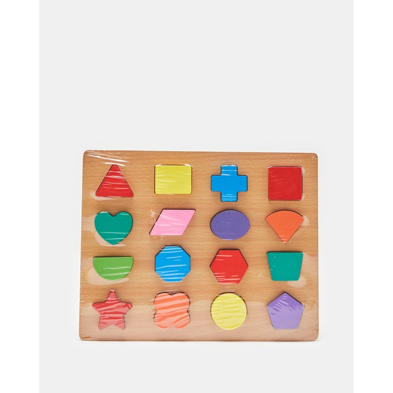 Assorted Wooden Shapes Game